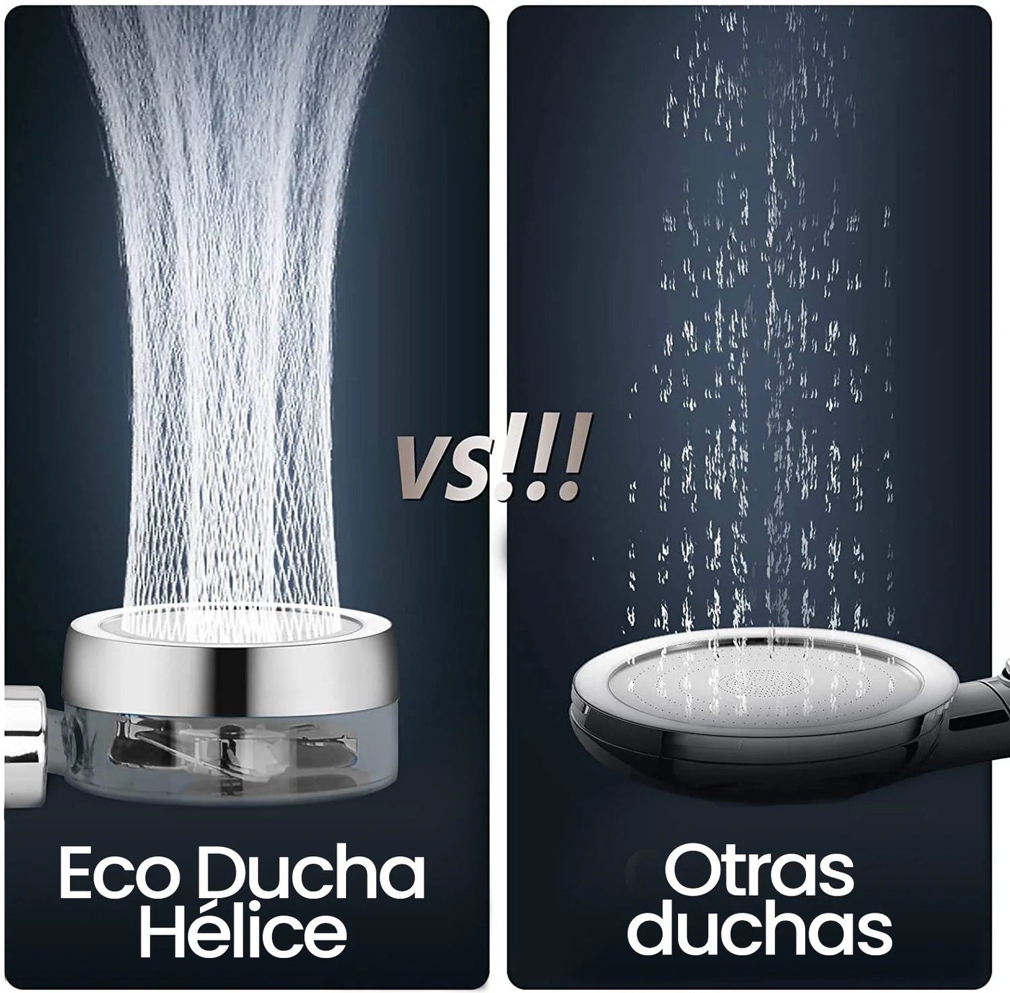 Alcachofa de ducha de hidromasaje Ecoaqua®